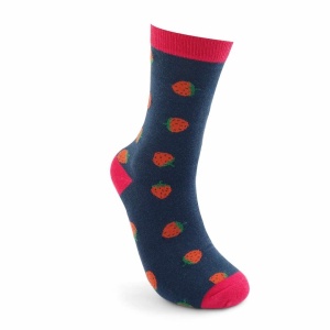 Bamboo Socks - Strawberries